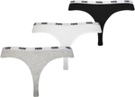 3er Pack PUMA String white / grey / black XS