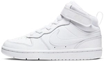 NIKE Court Borough Mid 2 Sneaker Kinder white/white-white 30