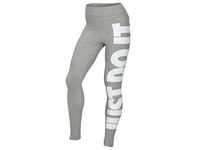 NIKE Sportswear Essential High-Rise Leggings Damen 063 - dk grey heather/white S