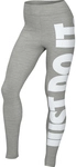 NIKE Sportswear Essential High-Rise Leggings Damen 063 - dk grey heather/white S