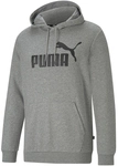 PUMA Essentials Big Logo Terry-Hoodie Herren medium gray heather S