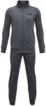 UNDER ARMOUR Knit Trainingsanzug Jungen 012 - pitch gray/black S (127-137 cm)