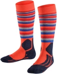 FALKE SK2 Stripe Skisocken Kinder samba/orange 31-34