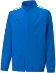PUMA teamLIGA Sideline Pr&auml;sentationsjacke Kinder electric blue lemonade/white 140