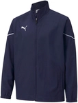 PUMA teamRISE Sideline Pr&auml;sentationsjacke Kinder peacoat/puma white 164