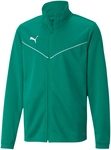 PUMA teamRISE Trainingsjacke Kinder pepper green/puma white 128
