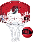 Wilson NBA Portland Trail Blazers Team Mini Basketballset red