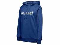 hummel GO Baumwoll Logo Hoodie Damen true blue XL