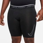 Nike DD1911-010, NIKE Pro Dri-FIT Long Funktionsshorts Herren black/white M