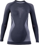 UYN Evolutyon langarm Funktionshirt Damen charcoal/white/light grey L/XL