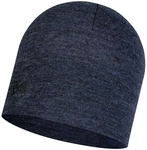 BUFF Merinowolle M&uuml;tze Midweight night blue melange