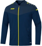JAKO Champ 2.0 Pr&auml;sentationsjacke marine/darkblue/neongelb 164
