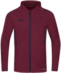 JAKO Challenge Trainingsjacke mit Kapuze Kinder maroon/marine 152