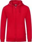 JAKO Organic Kapuzenjacke Damen rot 40