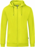 JAKO Organic Kapuzenjacke Damen lime 42