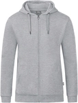JAKO Organic Kapuzenjacke Damen hellgrau meliert 48
