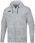 JAKO Base Kapuzenjacke hellgrau meliert 3XL