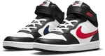NIKE Court Borough Mid 2 Sneaker Kinder 161 - white/university red-white-black 33