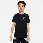 NIKE Sportswear T-Shirt Kinder 010 - black/white XS (122-128 cm)