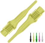 100er Pack BULL'S Tefo-X Soft Tips (6 mm) 100/gelb