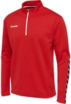 hummel Authentic 1/2-Zip Sweatshirt Kinder true red 176
