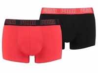 2er Pack PUMA Basic Trunk Boxershorts red / black S