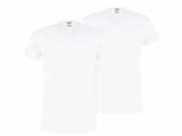 2er Pack PUMA Basic V-Neck T-Shirt Herren white L