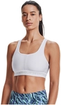 UNDER ARMOUR Armour Mid Crossback Sport-BH Damen 100 - white/white/halo gray M