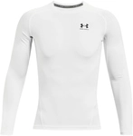 UNDER ARMOUR HeatGear Armour langarm Funktionsshirt Herren 100 - white/black M