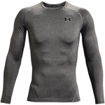 UNDER ARMOUR HeatGear Armour langarm Funktionsshirt Herren 090 - carbon heather/black