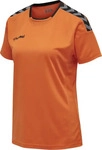Hummel 204921-5006, hummel Authentic Polyester kurzarm Trikot Damen tangerine XS