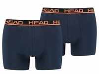 2er Pack HEAD Basic Boxershorts Herren blue/orange XXL