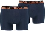 2er Pack HEAD Basic Boxershorts Herren blue/orange XXL