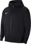 NIKE Park 20 Fleece Kapuzenjacke Kinder black/white L (147-158 cm)
