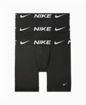 3er Pack NIKE Boxershorts Briefs lang Herren UB1 - black/black/black L