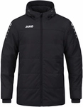 JAKO Team Coachjacke Stadionjacke mit Kapuze Herren schwarz 3XL