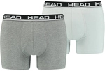2er Pack HEAD Basic Boxershorts Herren grey combo XL