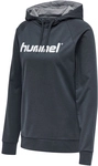 hummel GO Baumwoll Logo Hoodie Damen india ink XS