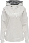 hummel GO Baumwoll Logo Hoodie Damen egret melange XS