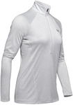 UNDER ARMOUR Tech 1/2-Zip langarm Sweatshirt Damen 014 - halo gray/halo...