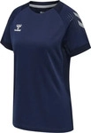 Hummel 207397-7026, hummel LEAD kurzarm Polyester Trikot Damen marine XL
