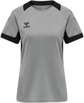 hummel LEAD kurzarm Polyester Trikot Damen grey melange S