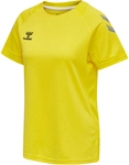 hummel LEAD kurzarm Polyester Trikot Damen blazing yellow XL