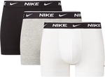 3er Pack NIKE Boxershorts Trunks Herren MP1 - white/grey heather/black M