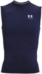 UNDER ARMOUR HeatGear Armour Kompressions-Tank-Top Herren 410 - midnight navy/white L