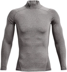 UNDER ARMOUR ColdGear Mock Kompressionsshirt Herren 020 - charcoal light