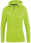 JAKO Run 2.0 Kapuzenjacke Damen neongr&uuml;n 34