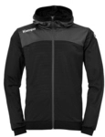 Kempa Emotion 2.0 Hood Jacke schwarz/anthrazit 3XL