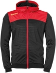 Kempa Emotion 2.0 Kapuzenjacke schwarz/rot/gelb 4XL