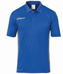 uhlsport Score Poloshirt Kinder azurblau/limonengelb 164